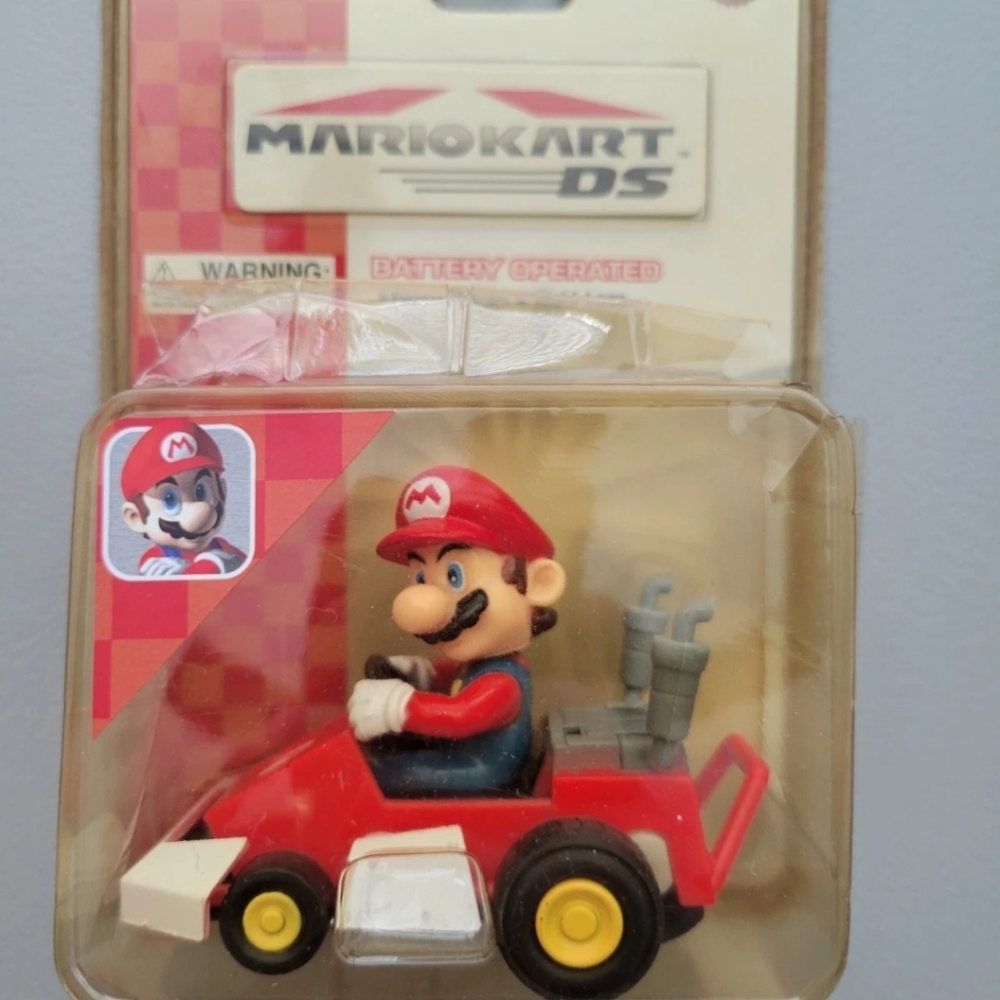 NKOK Racing Mario Kart DS Battery Operated Mario - New!